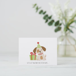 Telefonkortet Uppspelningsdatum för Cute Puppy Bir
