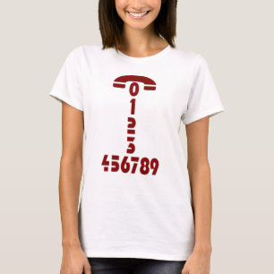 Telefonnummer Tee Shirt