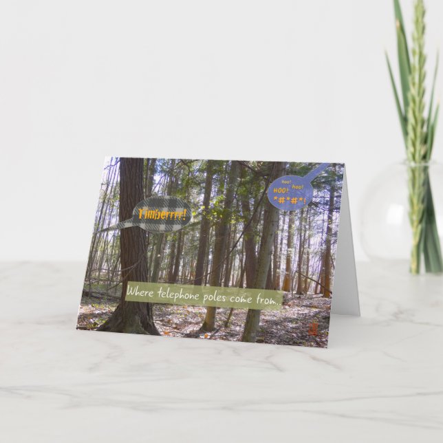 Telefonpolacker som tänker på dig kort (Framsida)