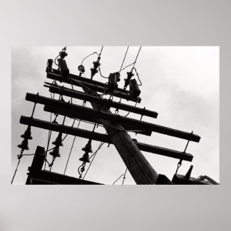 Telefonstolpe Poster