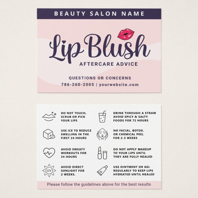  telefonsvararkort för medelstora Rosor Visitkort (Framsida & baksida)