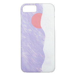 Telefontäckning med snösotssolnedgång