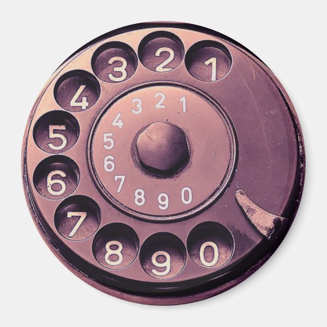 Telefonuppringning för Retro Magnet (Framsidan)