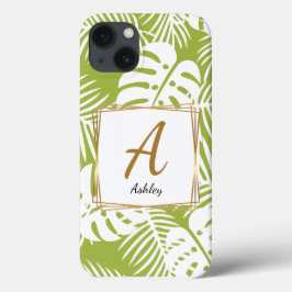 Telefonväska för Anpassade Initialer Grönt