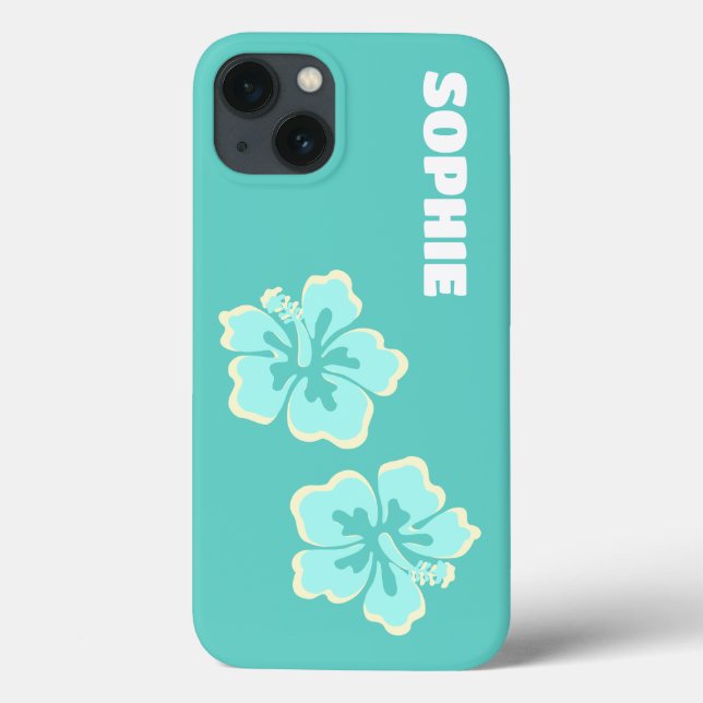 Telefonväska för blommigt Preppy (Baksida)
