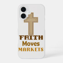 Telefonväska för "Faith move markets"