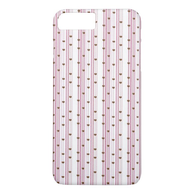Telefonväska för feminin stripe Case-Mate iPhone skal (Baksida)