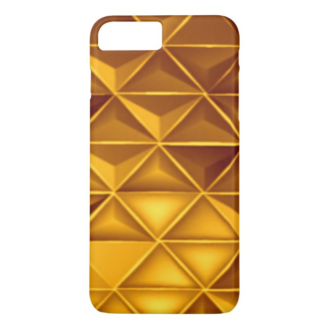 Telefonväska för Guld Geometric Design Case-Mate iPhone Skal (Baksida)