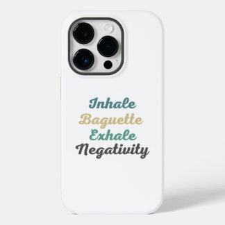 Telefonväska för Inhale Baguette Exhale Negtivity