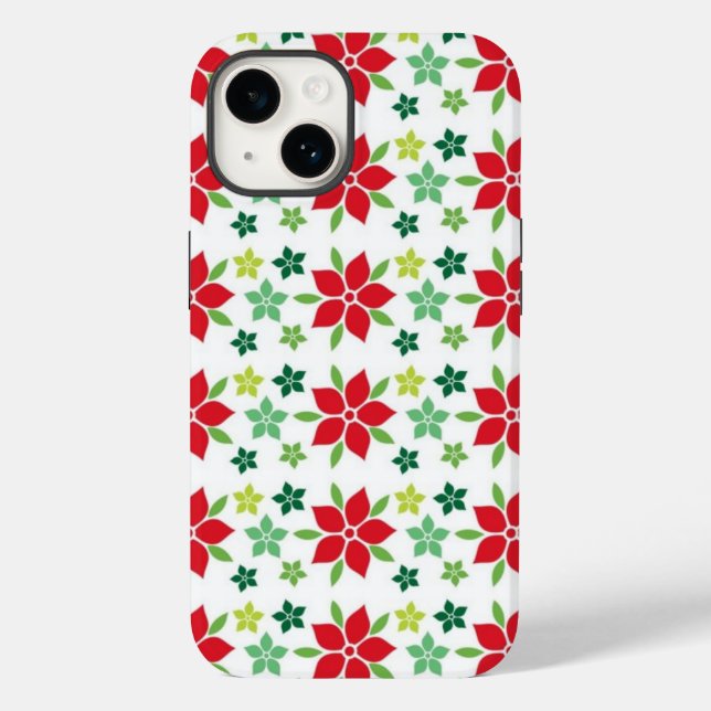 Telefonväska för Poinsettia Flowers (Baksida)