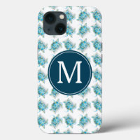 Telefonväska för Sea Turtle Monogram Beachy
