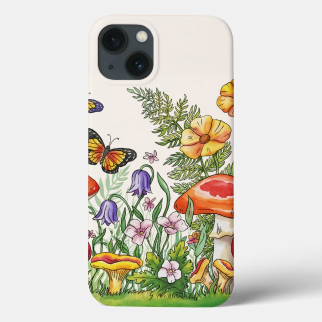Telefonväska för sommarblommor (Baksida)