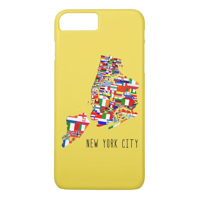 Telefonväska i New York City Flaggor Case-Mate iPhone Skal (Baksida)