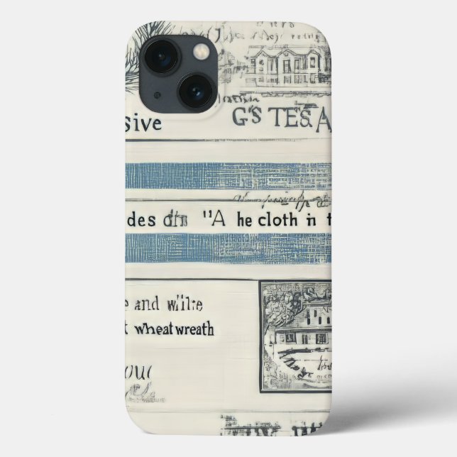 Telefonväska med oceananslutning med havsdetaljer (Baksida)