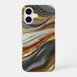 Telefonväska med pulserande orange i vinkar design