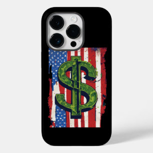 Telefonväska med USA-inspirerad dollar