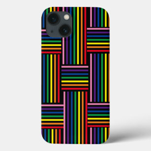 Telefonväska - Woven Rainbow Färgad Rosett band