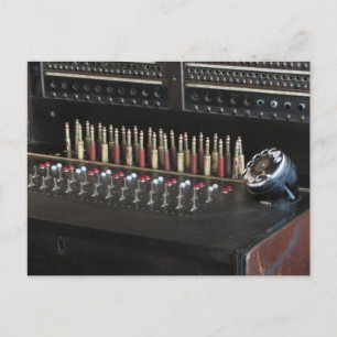 Telefonväxel Vykort