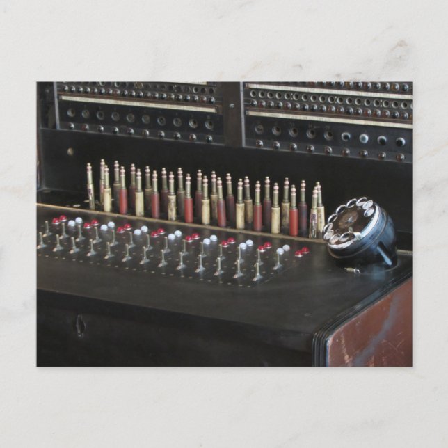 Telefonväxel Vykort (Framsida)