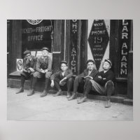 Telegram Messengers, 1910. Gammalt fotografi