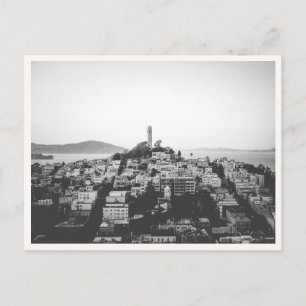 Telegraph Hill San Francisco Coit Tower Vykort