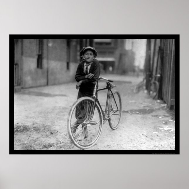 Telegraph Messenger Boy Waco, Texas 1913 Poster (Framsidan)