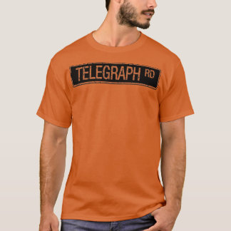 Telegraph Road stencil, effekt T Shirt