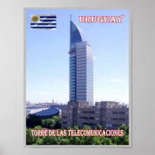 Telekommunikationen Torn - Uruguay - Poster