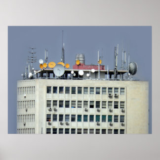 telekommunikationsantenn poster