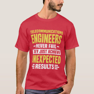 Telekommunikationsingenjör Teknik Rolig Desi T Shirt