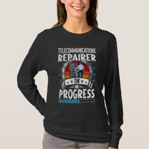 Telekommunikationsreparatör under utveckling Train T Shirt