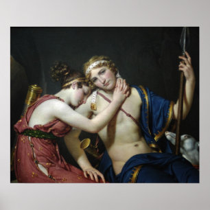 Telemachus och Eucharis frigång Poster