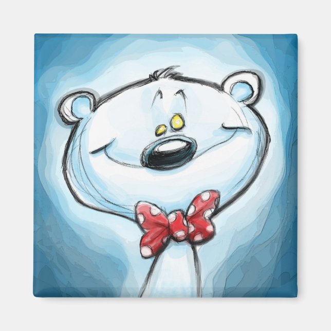 Telemahos the polar bear magnet (Framsidan)