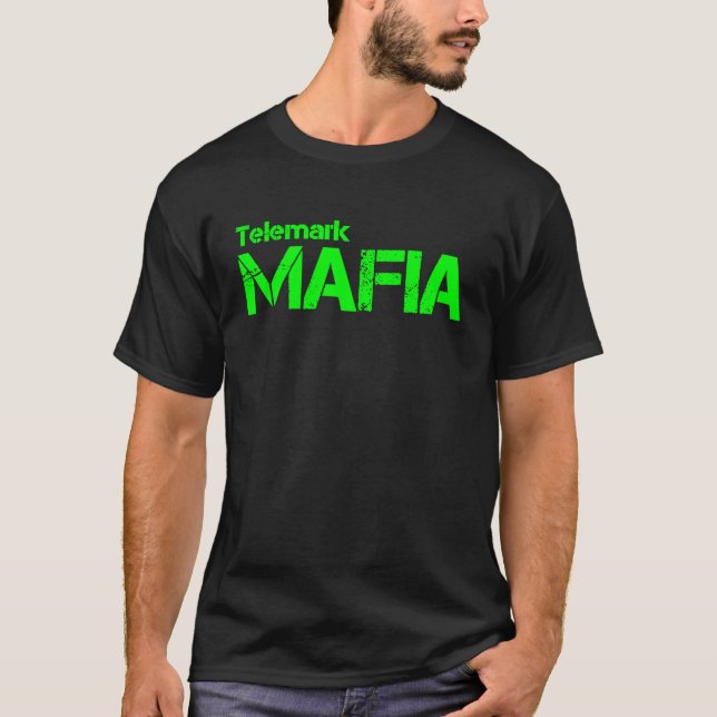 Telemark Mafia Ski T Shirt (Framsida)