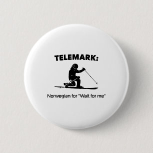 Telemark Norska För Vänta På Mig  Knapp