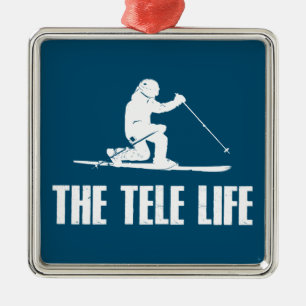 Telemark Ski Life Julgransprydnad Metall