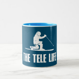 Telemark Ski Life Två-Tonad Mugg