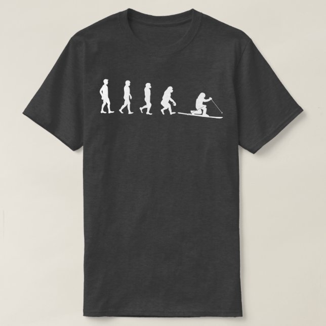 Telemark Skiing Evolution T Shirt (Design framsida)