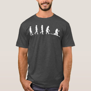 Telemark Skiing Evolution T Shirt