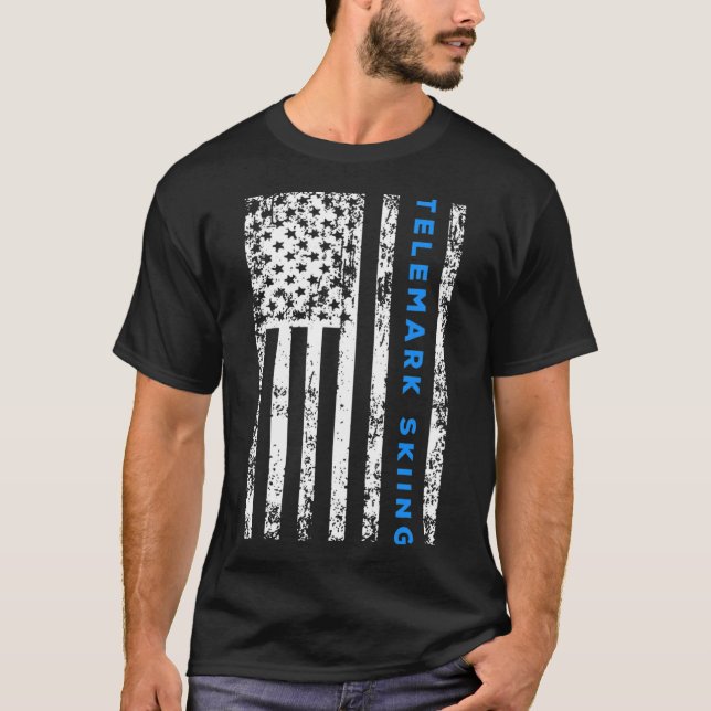 Telemark Skiing T Shirt (Framsida)