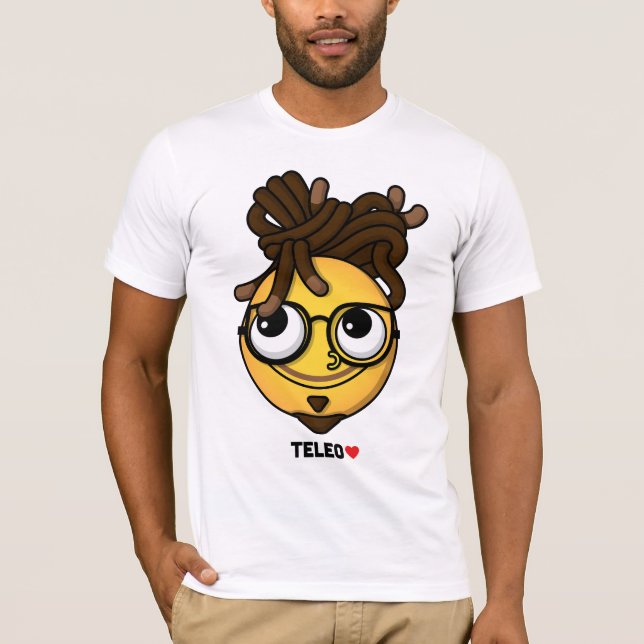 TELEO Emoji (Avslutat) Anpassad design Tee (Framsida)
