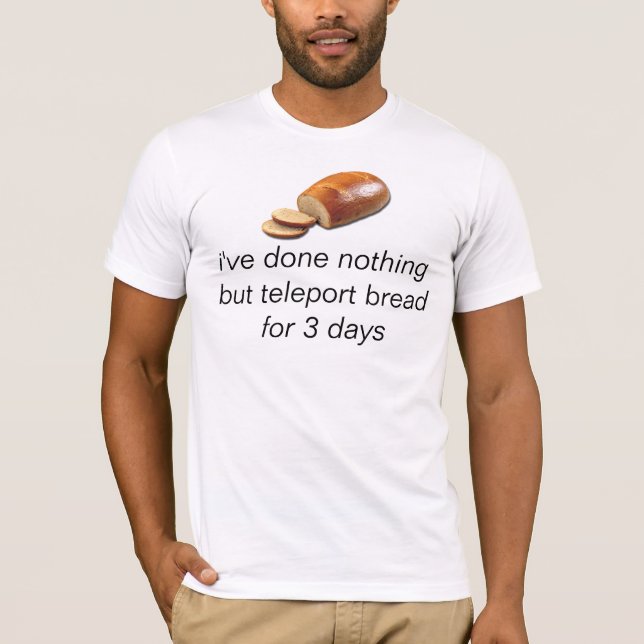 teleport brödtshirten t-shirt (Framsida)