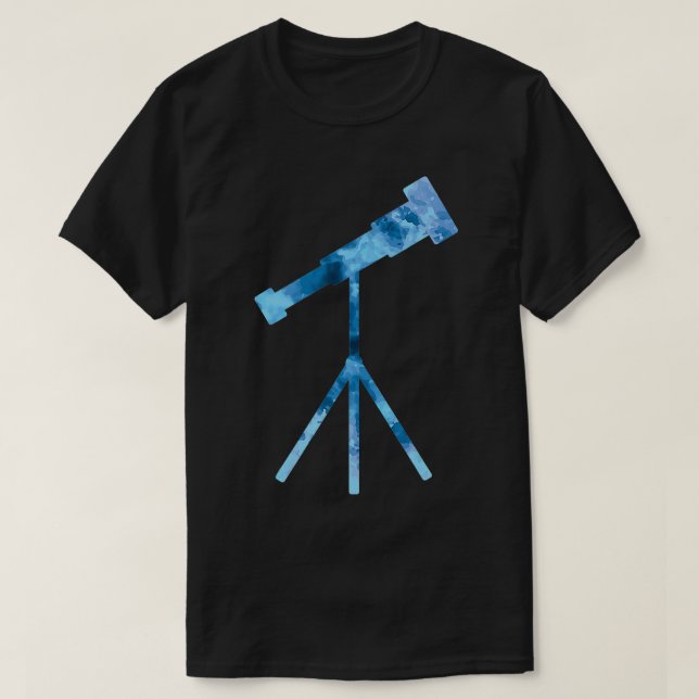 Telescope Älskare Astronomy Eclipse Astronomer Sta T Shirt (Design framsida)