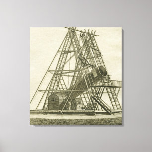 Telescope Antique SCIENCE-UTRUSTNING 1800-TALET Canvastryck