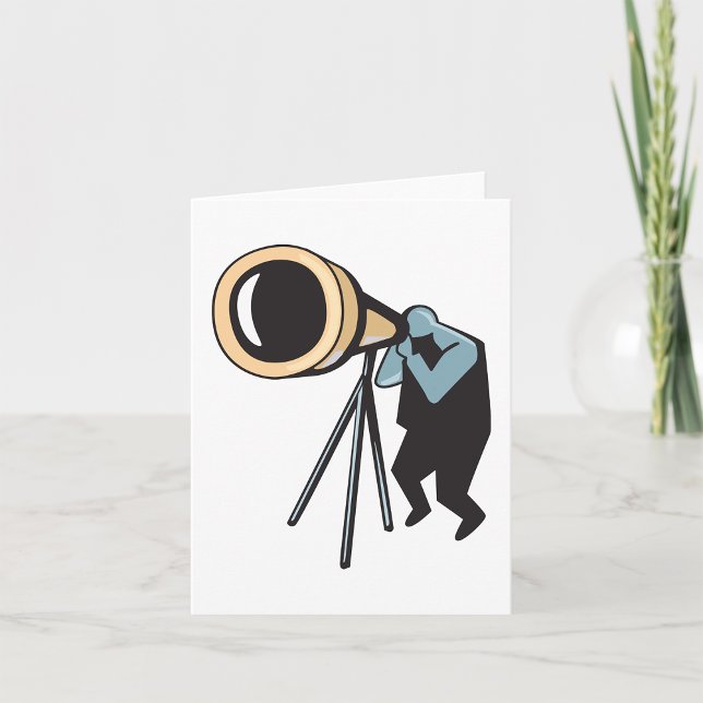 Telescope Note-kort Kort (Skapare uppladdad)