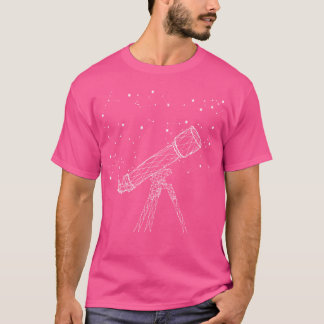 Telescope Star Constellations Rymden Galaxy A T Shirt