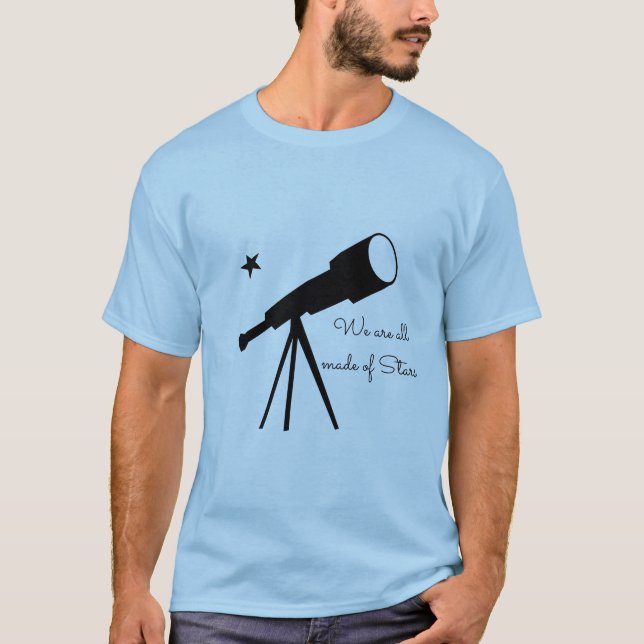 Teleskopcitat av typen Stars T Shirt (Framsida)