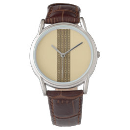 Telet-korshänge - Brun Armbandsur