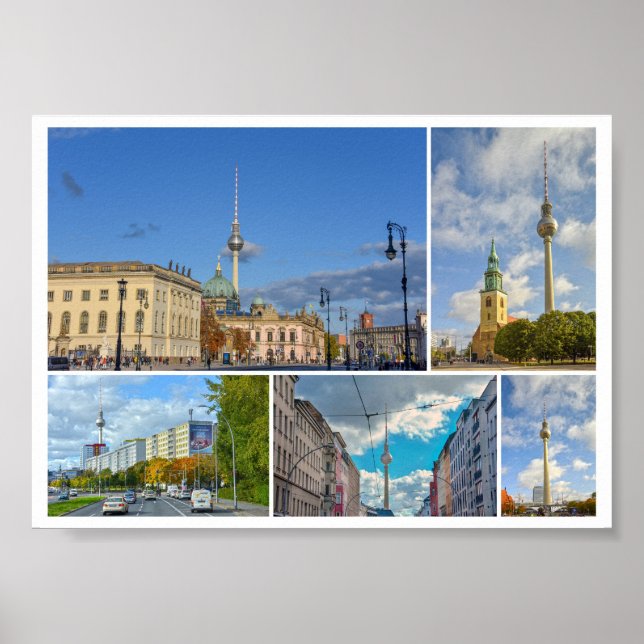 Television Torn, Berlin, Tyskland Poster (Framsidan)