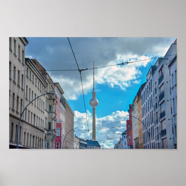 Television Tower, Berlin, Germany Poster (Framsidan)